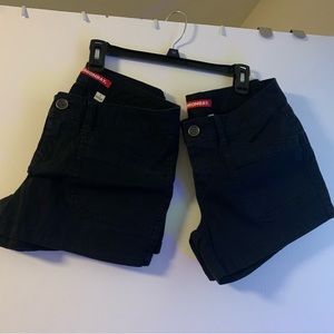 Unionbay shorts. 2 pair black